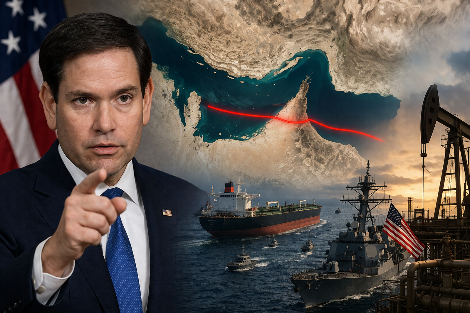 US Draws Red Line on Hormuz: Rubio Warns Iran Against Controlling Global Oil Lifeline